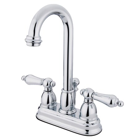 Kingston Brass 4" Centerset Bathroom Faucet, Chrome KB3611AL